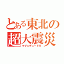 とある東北の超大震災（マグニチュード９）