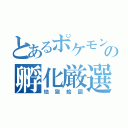 とあるポケモンの孵化厳選（地獄絵図）