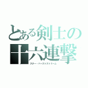 とある剣士の十六連撃（スター・バーストストリーム）