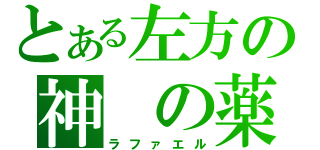 とある左方の神 の薬（ラファエル）