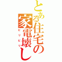 とある住宅の家電壊しⅡ（ビリビリ）