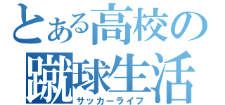 とある高校の蹴球生活（サッカーライフ）