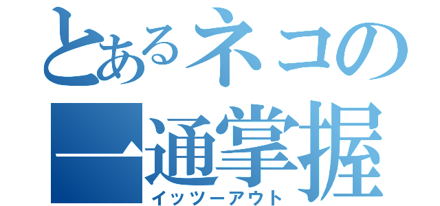 とあるネコの一通掌握（イッツーアウト）