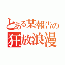 とある某報告の狂放浪漫（）