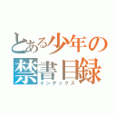 とある少年の禁書目録（インデックス）