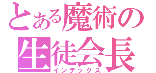 とある魔術の生徒会長はシスコン！？（インデックス）