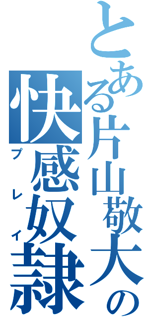 とある片山敬大の快感奴隷（プレイ）