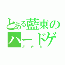 とある藍東のハードゲイ（ガチな）