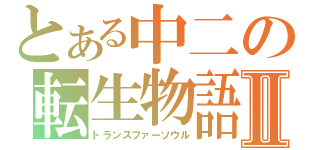 とある中二の転生物語Ⅱ（トランスファーソウル）