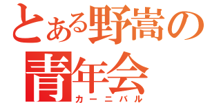 とある野嵩の青年会（カーニバル）