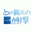 とある猟兵の一斉射撃（アサルトライフル）