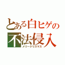 とある白ヒゲの不法侵入（メリークリスマス）