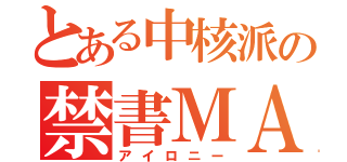 とある中核派の禁書ＭＡＤ（アイロニー）