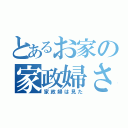 とあるお家の家政婦さん（家政婦は見た）