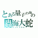 とある量子の海の蟲海大蛇（リントヴルム）