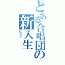 とある合唱団の新入生（にしこり　　　　　　）