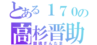 とある１７０の高杉晋助（銀魂ぎんたま）