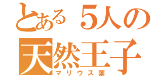 とある５人の天然王子（マリウス葉）