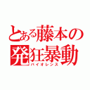 とある藤本の発狂暴動（バイオレンス）