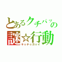 とあるクチパッチの謎☆行動（キ☆チ☆ガ☆イ）