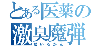 とある医薬の激臭魔弾（せいろがん）