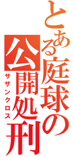 とある庭球の公開処刑（サザンクロス）