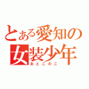 とある愛知の女装少年（おとこのこ）