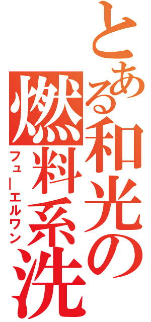 とある和光の燃料系洗浄（フュ―エルワン）