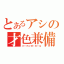 とあるアシの才色兼備（パーフェクトガール）