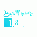 とある青葉城西の１３（ＷＳ）