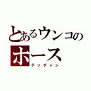 とあるウンコのホース（テッチャン）