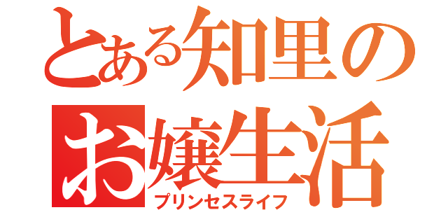 とある知里のお嬢生活（プリンセスライフ）