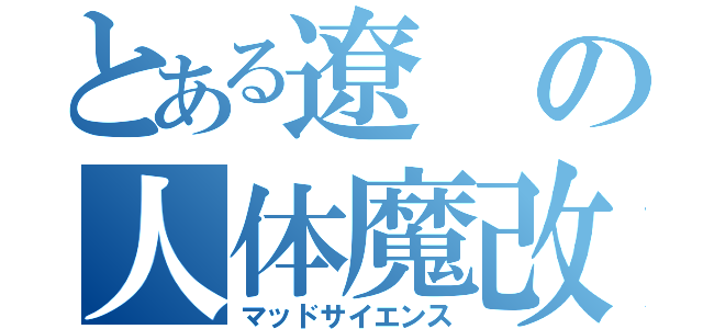 とある遼の人体魔改造（マッドサイエンス）