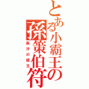 とある小霸王の孫策伯符（長沙の桓王）