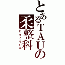 とあるＴＡＵの柔整科（じゅうせいか）