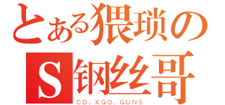 とある猥琐のＳ钢丝哥（ＣＤ．ＸＧＯ．ＧＵＮＳ）