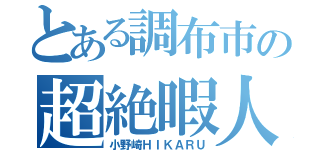 とある調布市の超絶暇人（小野崎ＨＩＫＡＲＵ）