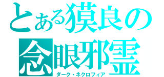 とある獏良の念眼邪霊（ダーク・ネクロフィア）