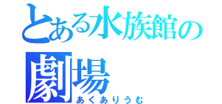 とある水族館の劇場（あくありうむ）