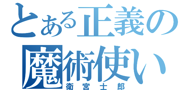 とある正義の魔術使い（衛宮士郎）