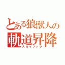 とある狼獣人の軌道昇降（スカイフック）