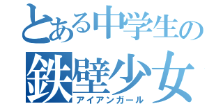 とある中学生の鉄壁少女（アイアンガール）