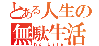 とある人生の無駄生活（Ｎｏ Ｌｉｆｅ）