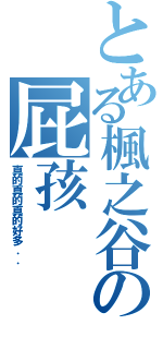 とある楓之谷の屁孩（真的真的真的好多．．）