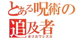 とある呪術の追及者（ホリカワシズカ）