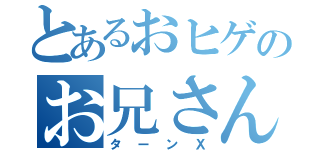 とあるおヒゲのお兄さん（ターンＸ）