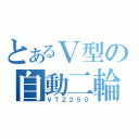 とあるＶ型の自動二輪（ＶＴＺ２５０）