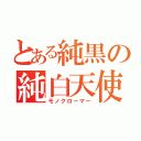 とある純黒の純白天使（モノクローマー）