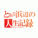 とある浜辺の人生記録（ライフメモリー）