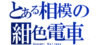 とある相模の紺色電車（Ｓａｇａｍｉ Ｒａｉｌｗａｙ）